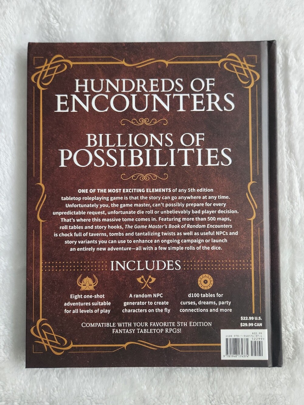 The Game Master’s Book of Random Encounters Hardcover 5E Dungeons And Dragons - Picture 2 of 7